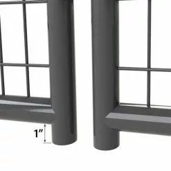 Master Paws 6' H X 5' W Commercial Grade Welded Wire Kennel Gate 17 Master Paws 6' H X 5' W Commercial Grade Welded Wire Kennel Gate -Master Paws Sales Store 1711697 P ALT7