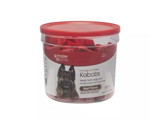 Master Paws® Kabobs Beef Flavor Dog Treats - 40 Oz 3 Master Paws® Kabobs Beef Flavor Dog Treats - 40 Oz