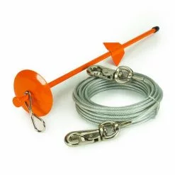 Master Paws® 30' Dog Tie-Out With Dome Stake - X-Large