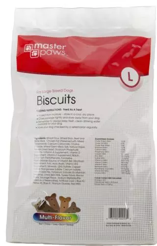Master Paws® Multi-Flavored Dog Biscuits For Large Breed Dogs - 20 Lb 4 Master Paws® Multi-Flavored Dog Biscuits For Large Breed Dogs - 20 Lb - Image 2