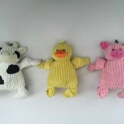 Master Paws® Plush Dog Toy With 5 Squeakers - Assorted Colors