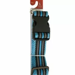 Master Paws® Adjustable Blue Mesh Dog Collar - Large