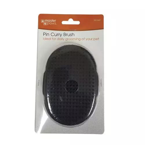 Master Paws™ Pin Curry Dog Brush 4 Master Paws™ Pin Curry Dog Brush - Image 2