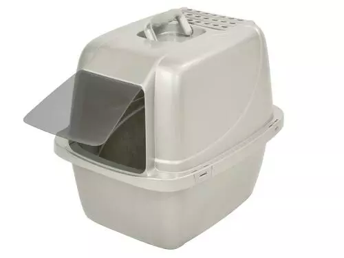 Master Paws Large Enclosed Cat Litter Box - Assorted Colors 3 Master Paws Large Enclosed Cat Litter Box - Assorted Colors