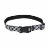 Master Paws® Black & White Reflective Adjustable Dog Collar - Small