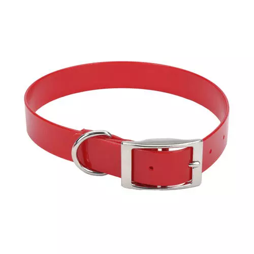 Master Paws® Red Waterproof Dog Collar - Small 3 Master Paws® Red Waterproof Dog Collar - Small
