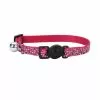Master Paws® 3/8" Reflective Pink Heart Adjustable Breakaway Cat Collar -Master Paws Sales Store 2533912