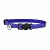 Master Paws® 3/8" Reflective Blue Adjustable Breakaway Cat Collar