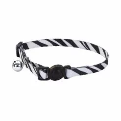 Master Paws® 3/8" Fashion Zebra Print Adjustable Breakaway Cat Collar