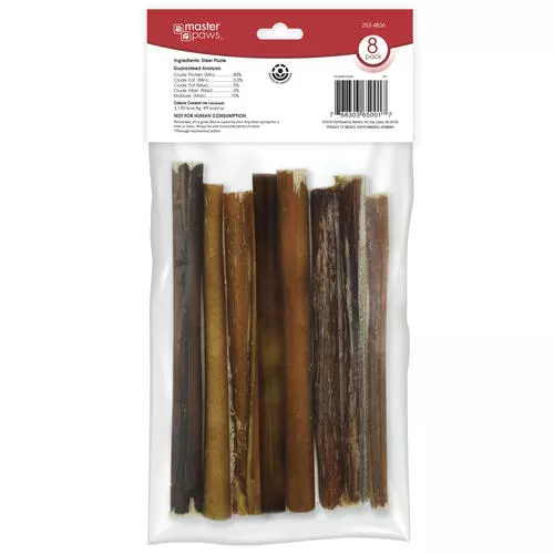 Master Paws® 6" Bull Sticks Dog Chews - 8 Pack 4 Master Paws® 6" Bull Sticks Dog Chews - 8 Pack - Image 2