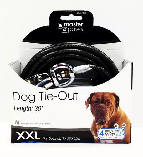 Master Paws® 30' Dog Tie-Out - XX-Large 3 Master Paws® 30' Dog Tie-Out - XX-Large