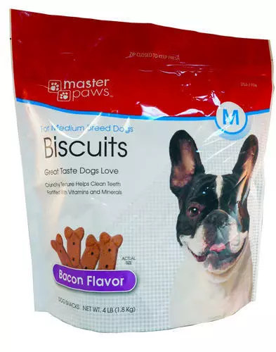 Master Paws® Bacon Flavored Dog Biscuits For Medium Breed Dogs - 4 Lb 3 Master Paws® Bacon Flavored Dog Biscuits For Medium Breed Dogs - 4 Lb