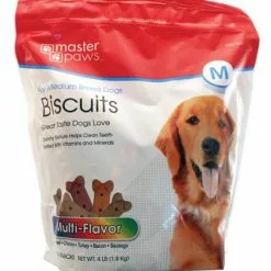 Master Paws® Multi-Flavored Dog Biscuits For Medium Breed Dogs - 4 Lb