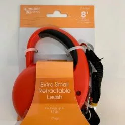 Master Paws® 8' Extra Small Retractable Dog Leash - Assorted Colors -Master Paws Sales Store 47690EAM 2533854 RED PACKAGING