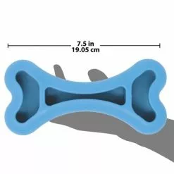 Master Paws® High Impact Rubber Feeder Bone Dog Toy - 7.5" -Master Paws Sales Store 575503 3