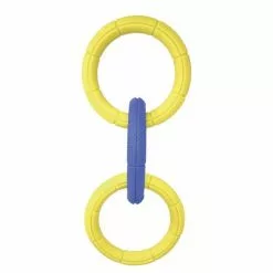 Master Paws® Diamond Grip 3-Ring Tug Dog Toy - 11.5"