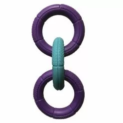 Master Paws® Diamond Grip 3-Ring Tug Dog Toy - 7.5"