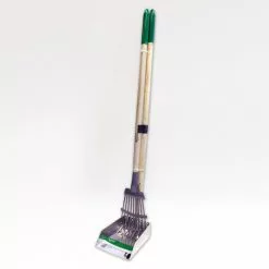 Master Paws™ 36" Metal Tray & Rake Pet Waste Scooper