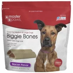 Master Paws™ Biggie Bones Bacon Dog Treats - 42 Oz