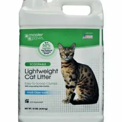 Master Paws® Lightweight Scented Scoopable Cat Litter - 10 Lbs -Master Paws Sales Store MasterPawsFront 051017copy